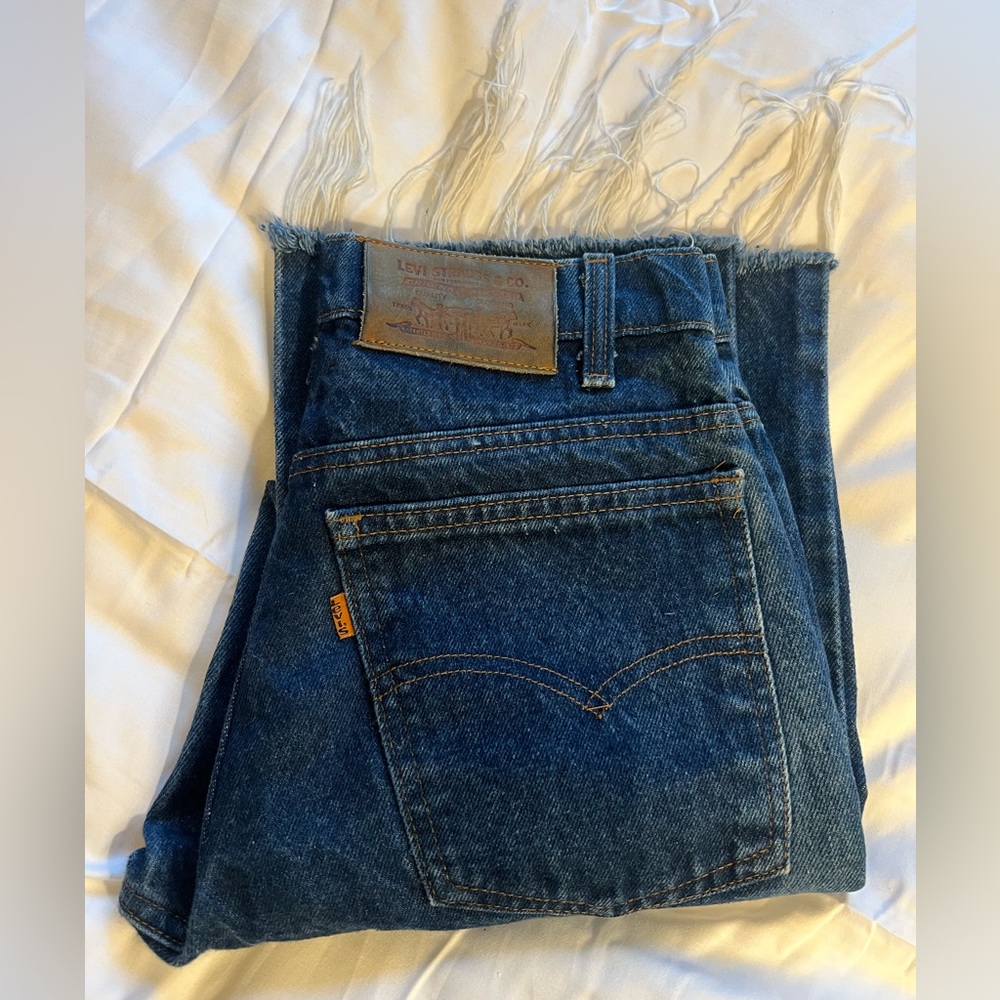 Vintage Levi’s 80s/90s jeans, slightly cropped